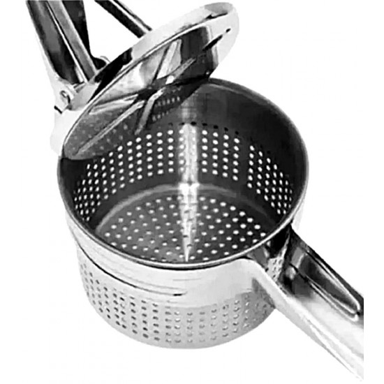 Espremedor 27cm Por 9,5cm Para Batatas Em Aço Inox Mimo Style